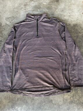 Lululemon Metal Vent Shirt Gray Activewear Training Long Raglan Sleeve Men’s L